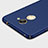 Funda Dura Plastico Rigida Mate con Anillo de dedo Soporte para Huawei Y7 Prime Azul