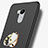 Funda Dura Plastico Rigida Mate con Anillo de dedo Soporte para Xiaomi Redmi 4 Prime High Edition Negro