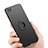 Funda Dura Plastico Rigida Mate con Anillo de dedo Soporte Q03 para Huawei Honor View 10 Negro