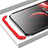 Funda Dura Plastico Rigida Mate Frontal y Trasera 360 Grados Q01 para Huawei Enjoy 9 Plus Rojo y Negro
