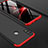 Funda Dura Plastico Rigida Mate Frontal y Trasera 360 Grados Q01 para Huawei Nova Lite 3 Rojo y Negro
