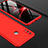 Funda Dura Plastico Rigida Mate Frontal y Trasera 360 Grados Q01 para Huawei P Smart (2019) Rojo