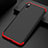 Funda Dura Plastico Rigida Mate Frontal y Trasera 360 Grados Q01 para Huawei Y7 (2019) Rojo y Negro