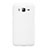 Funda Dura Plastico Rigida Mate M02 para Samsung Galaxy J3 (2016) J320F J3109 Blanco