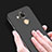 Funda Dura Plastico Rigida Mate M05 para Huawei Honor 6C Pro Negro