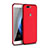 Funda Dura Plastico Rigida Mate M06 para Huawei Honor V8 Rojo