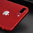 Funda Dura Plastico Rigida Mate M11 para Apple iPhone 8 Plus Rojo