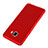 Funda Dura Plastico Rigida Mate para Samsung Galaxy C5 SM-C5000 Rojo