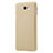 Funda Dura Plastico Rigida Mate para Samsung Galaxy On7 (2016) G6100 Oro