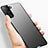Funda Dura Plastico Rigida Mate para Samsung Galaxy S21 5G Negro