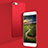 Funda Dura Plastico Rigida Mate Q03 para Apple iPhone SE (2020) Rojo