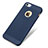 Funda Dura Plastico Rigida Perforada para Apple iPhone SE Azul