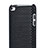 Funda Dura Plastico Rigida Perforada para Apple iPod Touch 4 Negro