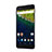 Funda Dura Plastico Rigida Perforada para Google Nexus 6P Blanco