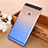 Funda Dura Plastico Rigida Transparente Gradient para Huawei P8 Azul
