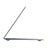 Funda Dura Ultrafina Transparente Mate para Apple MacBook 12 pulgadas Blanco