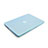 Funda Dura Ultrafina Transparente Mate para Apple MacBook Air 13 pulgadas Azul