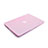 Funda Dura Ultrafina Transparente Mate para Apple MacBook Air 13 pulgadas Rosa