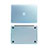 Funda Dura Ultrafina Transparente Mate para Apple MacBook Pro 15 pulgadas Azul
