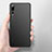 Funda Dura Ultrafina Transparente Mate para Huawei P20 Pro Negro