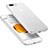 Funda Dura Ultrafina Transparente Mate W01 para Apple iPhone 7 Plus Blanco