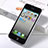 Funda Gel Ultrafina Transparente Mate para Apple iPhone 4S Blanco