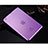 Funda Gel Ultrafina Transparente para Apple iPad Mini 2 Morado