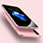 Funda Gel Ultrafina Transparente para Apple iPhone Xs Rosa