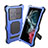 Funda Impermeable Bumper Silicona y Plastico Waterproof Carcasa 360 Grados con Soporte para Samsung Galaxy S21 Ultra 5G