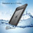 Funda Impermeable Bumper Silicona y Plastico Waterproof Carcasa 360 Grados para Apple iPad Air 4 10.9 (2020) Negro
