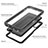 Funda Impermeable Bumper Silicona y Plastico Waterproof Carcasa 360 Grados para Samsung Galaxy A13 5G Negro