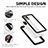 Funda Impermeable Bumper Silicona y Plastico Waterproof Carcasa 360 Grados para Samsung Galaxy M40S Negro