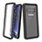 Funda Impermeable Bumper Silicona y Plastico Waterproof Carcasa 360 Grados para Samsung Galaxy S10 Plus Negro