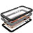 Funda Impermeable Bumper Silicona y Plastico Waterproof Carcasa 360 Grados U01 para Apple iPhone 11 Pro Max Negro