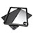 Funda Impermeable Bumper Silicona y Plastico Waterproof Carcasa 360 Grados W01 para Apple iPad Pro 12.9 (2020) Negro