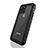 Funda Impermeable Bumper Silicona y Plastico Waterproof Carcasa 360 Grados W01 para Apple iPhone 11 Pro Max Negro
