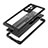 Funda Impermeable Bumper Silicona y Plastico Waterproof Carcasa 360 Grados W01 para Samsung Galaxy Note 20 Ultra 5G Negro