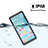 Funda Impermeable Bumper Silicona y Plastico Waterproof Carcasa 360 Grados W01 para Samsung Galaxy Note 20 Ultra 5G Negro