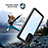 Funda Impermeable Bumper Silicona y Plastico Waterproof Carcasa 360 Grados W01 para Samsung Galaxy S20 Plus 5G Negro