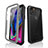 Funda Impermeable Bumper Silicona y Plastico Waterproof Carcasa 360 Grados W02 para Apple iPhone 11 Pro Negro