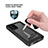 Funda Impermeable Bumper Silicona y Plastico Waterproof Carcasa 360 Grados W02 para Samsung Galaxy Note 20 5G Negro