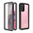 Funda Impermeable Bumper Silicona y Plastico Waterproof Carcasa 360 Grados W02 para Samsung Galaxy S20 5G Negro