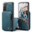 Funda Lujo Cuero Carcasa C02S para Samsung Galaxy S21 5G