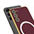 Funda Lujo Cuero Carcasa con Mag-Safe Magnetic AC1 para Samsung Galaxy S22 Plus 5G
