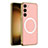 Funda Lujo Cuero Carcasa con Mag-Safe Magnetic AC1 para Samsung Galaxy S22 Plus 5G