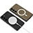 Funda Lujo Cuero Carcasa con Mag-Safe Magnetic AC2 para Samsung Galaxy S22 5G