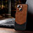 Funda Lujo Cuero Carcasa con Mag-Safe Magnetic LD4 para Apple iPhone 14 Plus