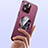 Funda Lujo Cuero Carcasa con Mag-Safe Magnetic QC1 para Apple iPhone 13 Pro Max