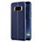 Funda Lujo Cuero Carcasa L01 para Samsung Galaxy S8 Azul