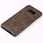 Funda Lujo Cuero Carcasa L02 para Samsung Galaxy S8 Plus Marron